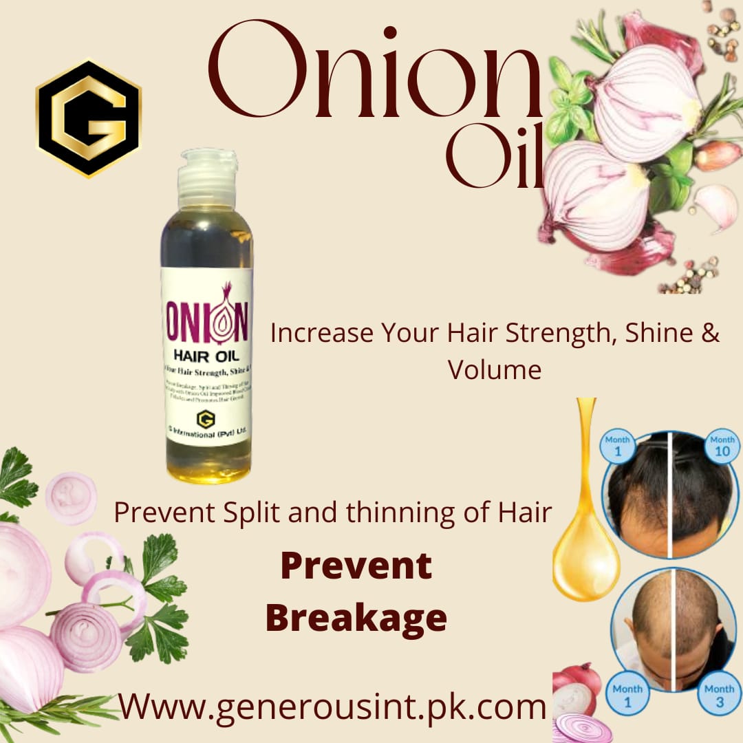 Onion Black Seed Hair Oil With 13 Natural Ingredients, Mineral Oil Free Hair  Oil 100ml